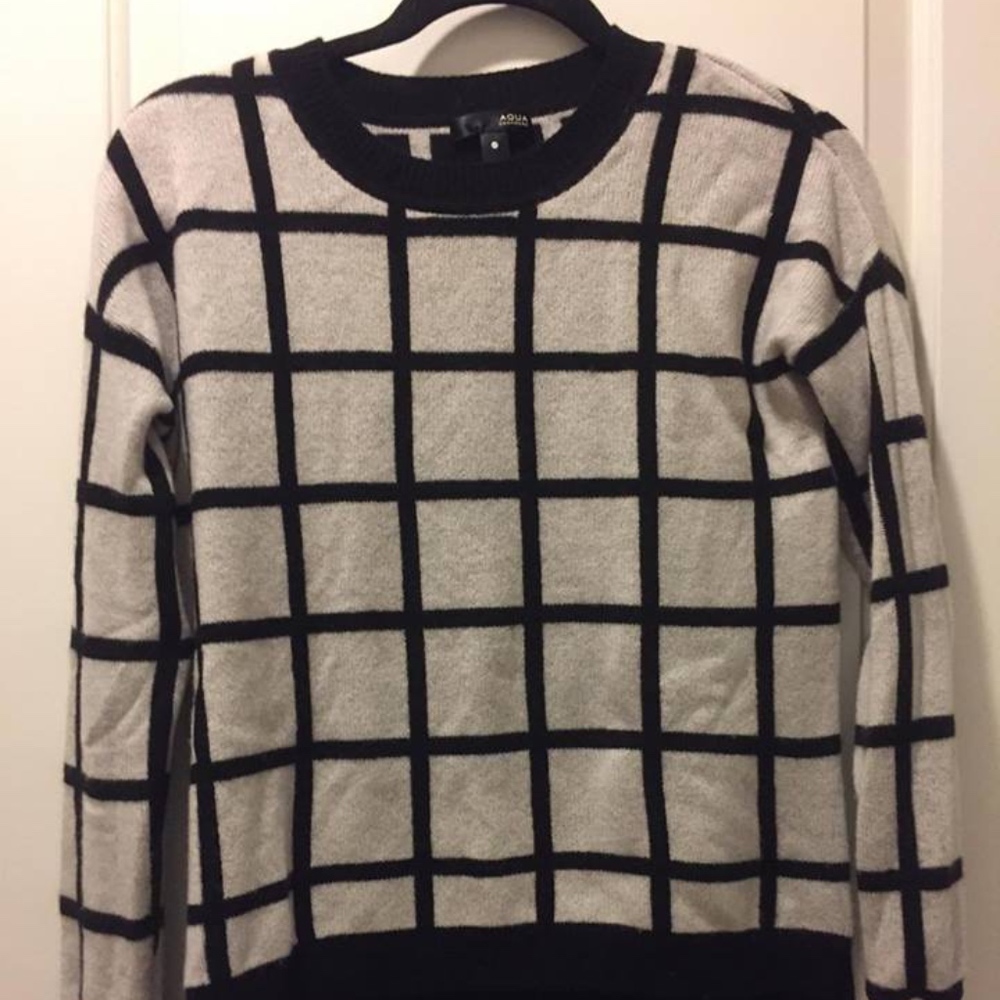 Like New Aqua Cashmere Sweater